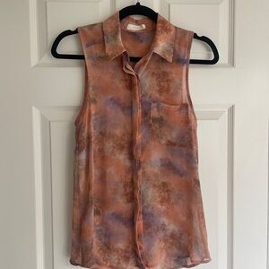 Lush Sheer Sleeveless Top